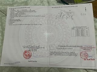 Chính chủ kẹt cần bán gấp lô đất 2 mặt tiền, đường nhựa, sổ hồng riêng, 102m2 giá chỉ 1 tỷ 5