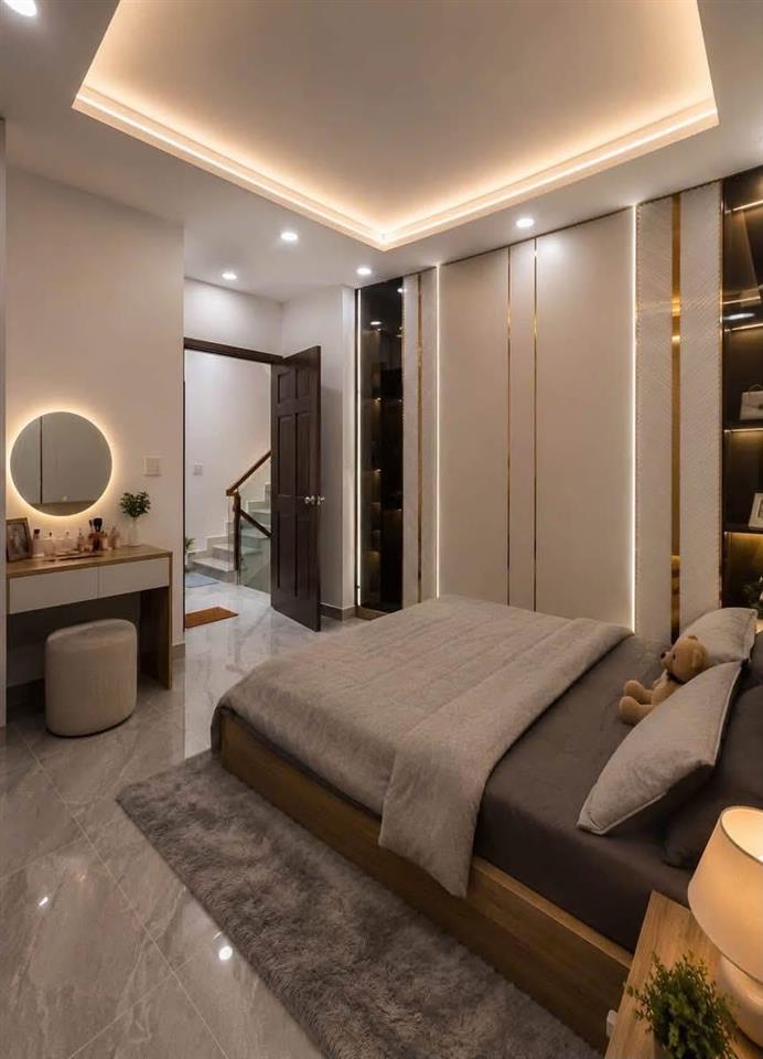 **Bán nhà mặt tiền Hồng Lạc, phường 10, Tân Bình; 4*11m; 4 tầng - nhà mới