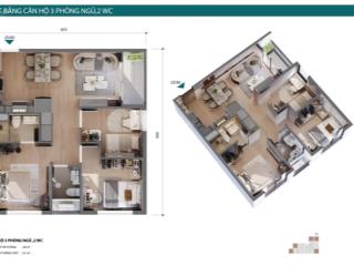 Căn hộ 3pn "sát vách" thủ đức  chỉ 25% đến khi nhận nhà