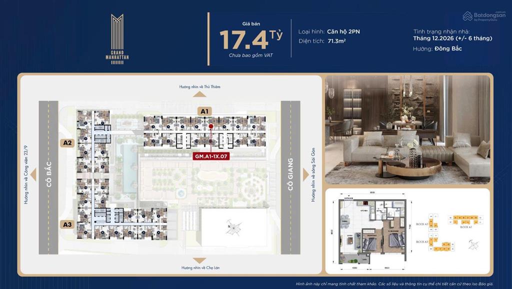 Mở bán hàng chủ đầu tư căn hộ the grand manhattan quận 1, view cực đẹp, chiết khấu đến 18%