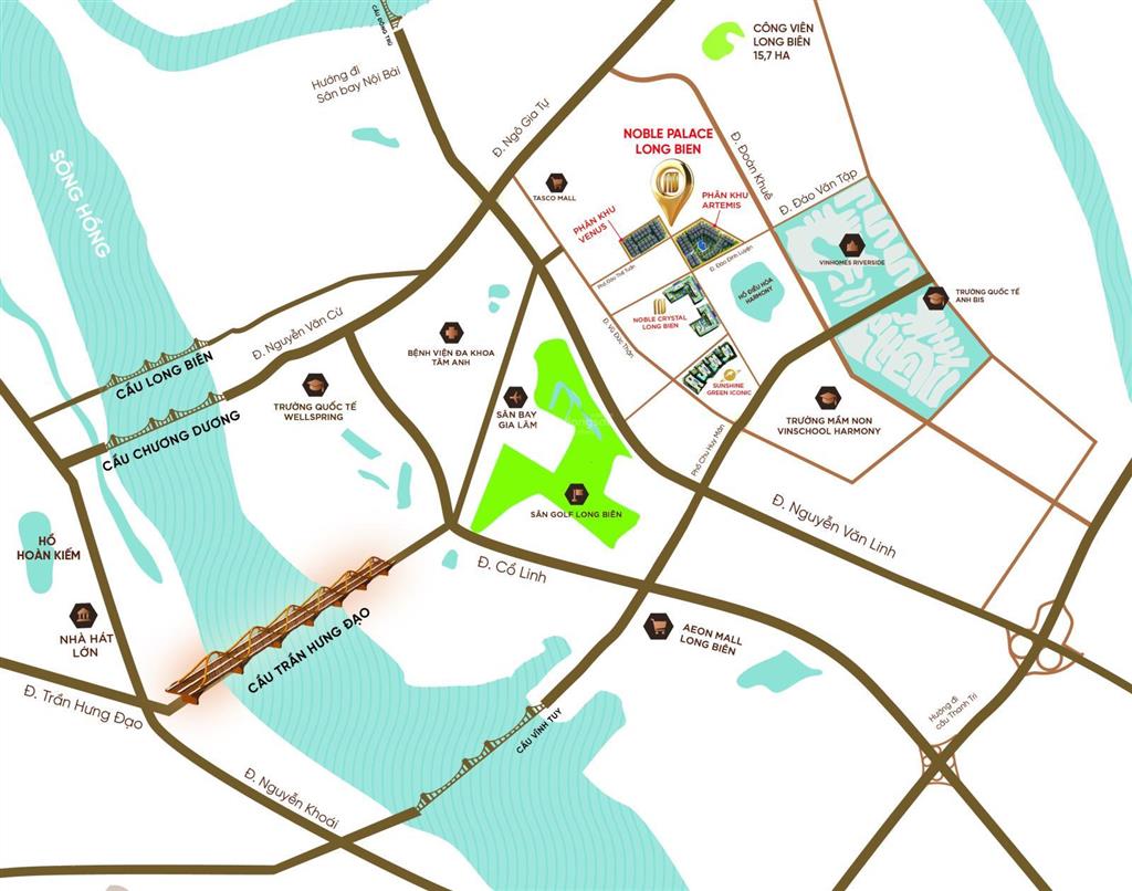 Bán biệt thự hàng hiệu noble palace long biên, 55 tỷ, 150 m2, view đẹp hot, số lượng hữu hạn.