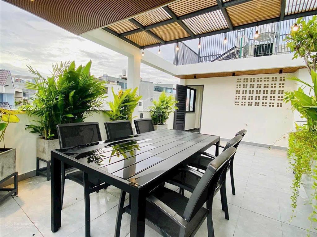 Chính chủ, nhà 1 trệt 1 lửng 3 lầu sân thượng, hẻm xe hơi, đường số 27, p6. ngay chợ an nhơn