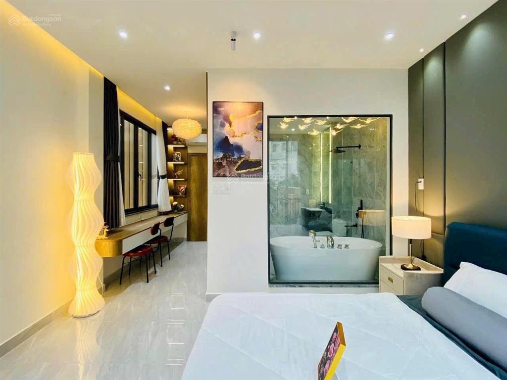 Chính chủ, nhà 1 trệt 1 lửng 3 lầu sân thượng, hẻm xe hơi, đường số 27, p6. ngay chợ an nhơn
