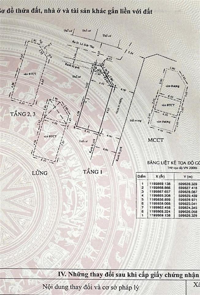 Chính chủ. nhà 2 mặt tiền thông thoáng. lê đức thọ p16 gv. giá 8,35 tỷ tl