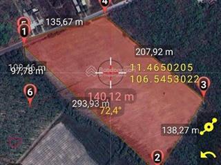 Bán 3ha đất lâu năm có 500m² thổ tại ấp tân minh, xã minh thạnh, dầu tiếng, bình dương, 61,5 tỷ.
