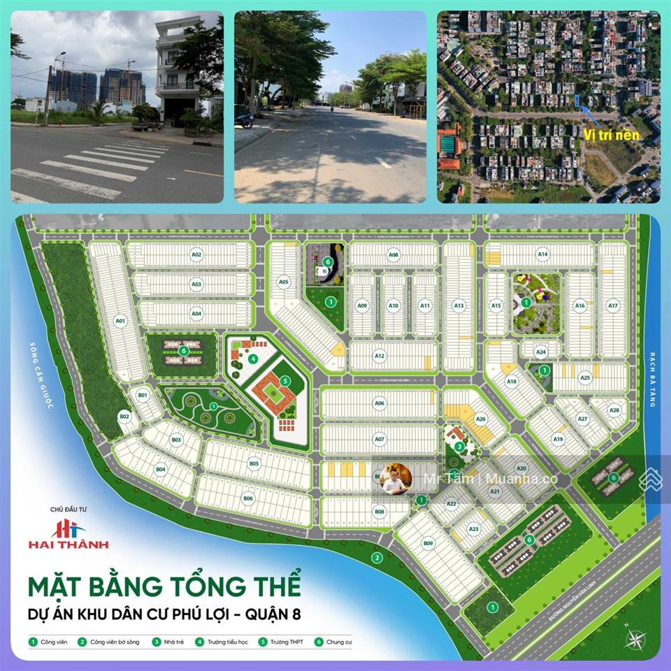 Đất mặt tiền đường phạm thế hiển đường 30m, 120m2 giá 6 tỷ 5  rất tiện kinh doanh