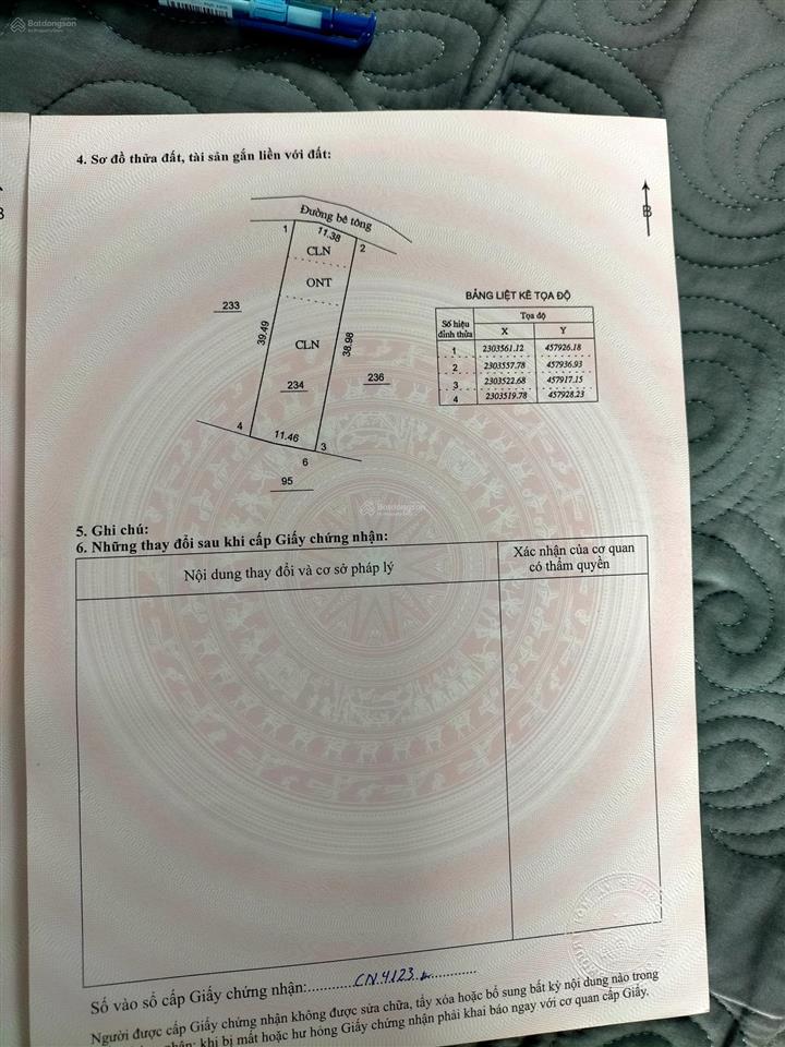 Chính chủ cần bán 450m2 đất giá đường vành đai 5 tại lương sơn, giá chỉ 4.5tr/m2