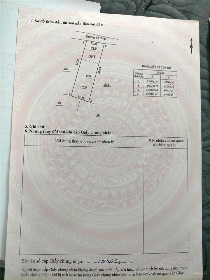 Chính chủ cần bán 450m2 đất giá đường vành đai 5 tại lương sơn, giá chỉ 4.5tr/m2