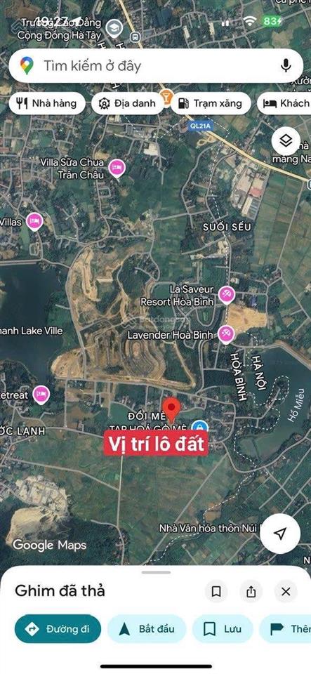 Hơn 2 tỷ sở hữu ngay gần 200m tại mặt đường dầu khí đối diện khu biệt thự nghỉ dưỡng la saveur hill