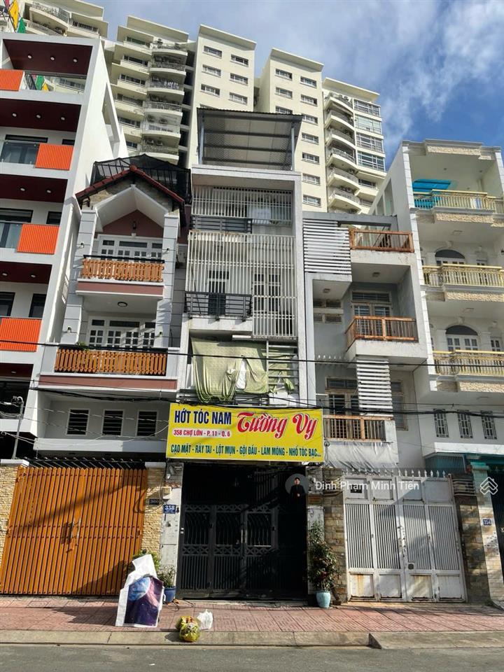 Bán nhà mt chợ lớn, 4 x 18m, 5 tấm, 16 tỷ