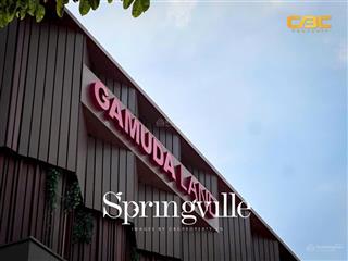 Triển khai giai đoạn đầu spring ville gamuda cổng chính sân bay mặt tiền 80m cs cao,  0909 399 ***