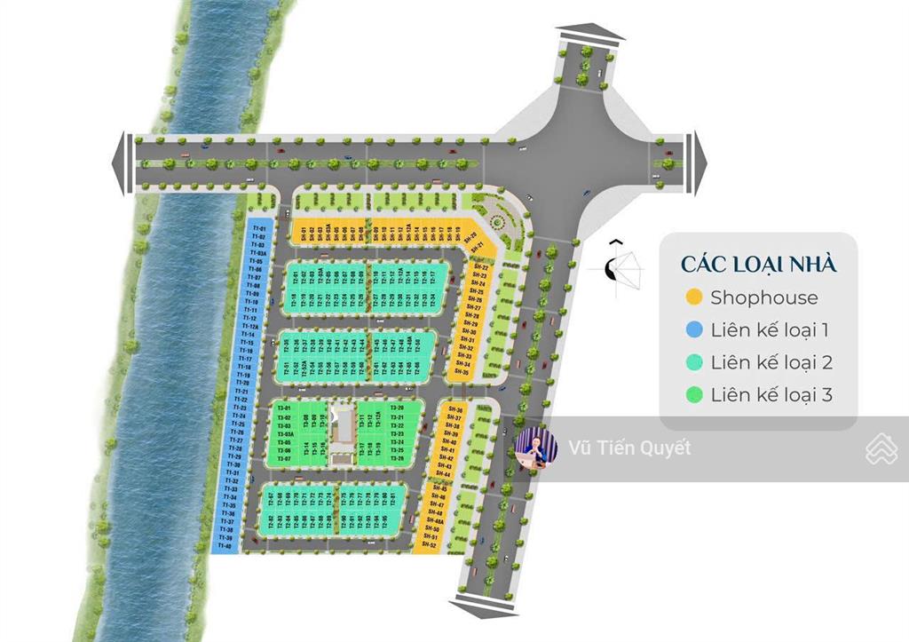 Bán liền kề mặt sông 80m2. 3,5 tầng. the greenery hải phòng. giá 6,6 tỷ. bao thuế phí.