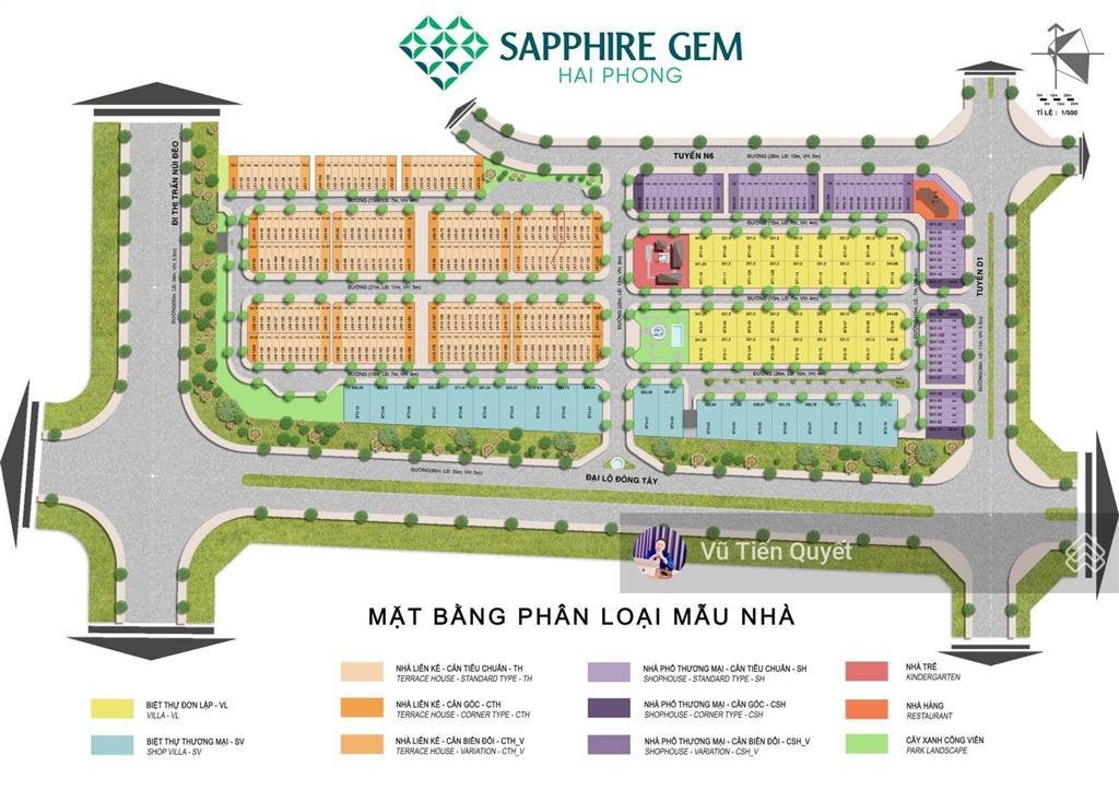 Bán shophouse 140m2| sapphire gem hải phòng| mặt đại lộ 36m| giá 8,2 tỷ. bao thuế phí