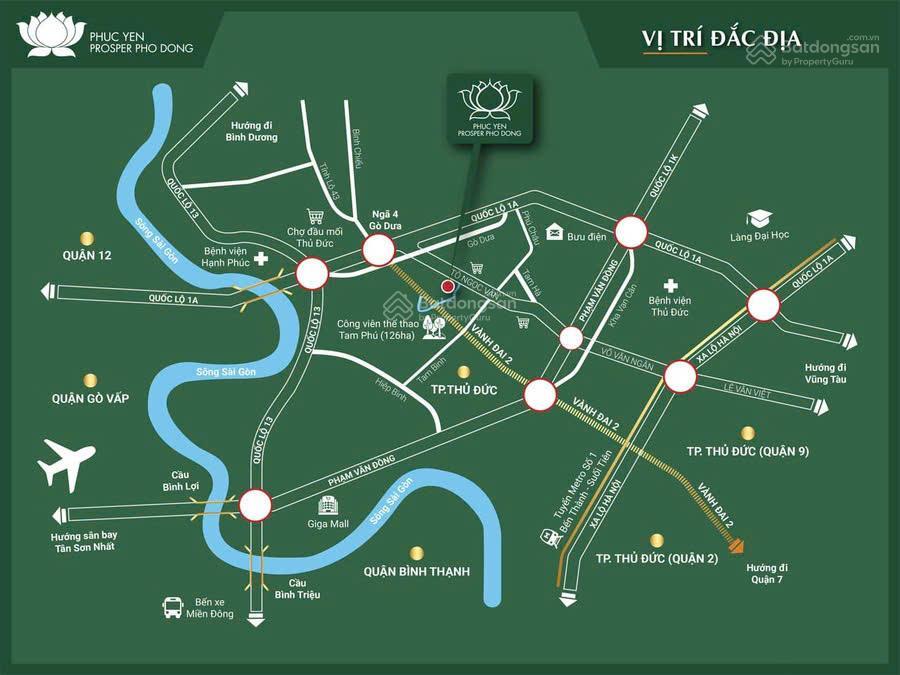 Căn hộ chung cư prosper phố đông ngay mặt tiền tô ngọc vân, thủ đức