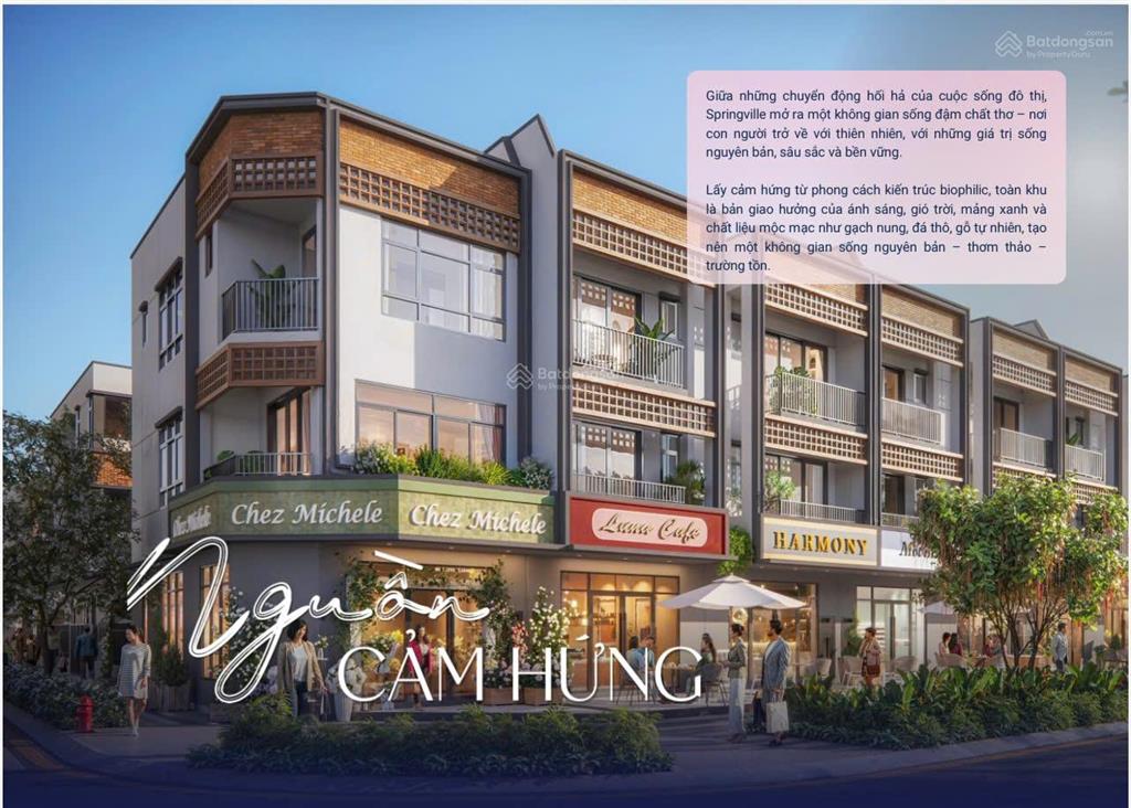 Cần bán siêu phẩm căn góc nhà phố 5,5x18 spring ville gamuda land chỉ thanh toán 50% ký hđmb