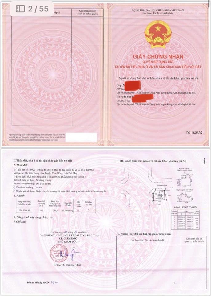 Lô góc ngoại giao đẹp kđt hưng hoá, cam kết giá rẻ trên thị trường  sẵn sổ   0974 555 ***