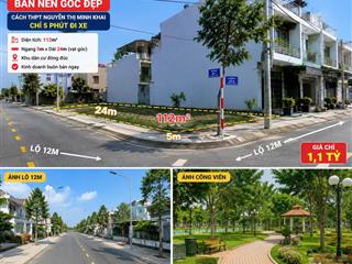 Bán nền góc đẹp, chỉ 5 phút đến thpt nguyễn thị minh khai