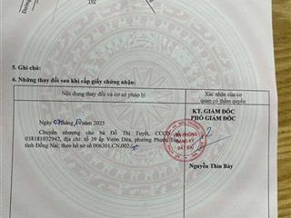 Bán đất mặt tiền đường 20 hưng thịnh trảng bom đi sân bay 6x42 sổ riêng thổ cư