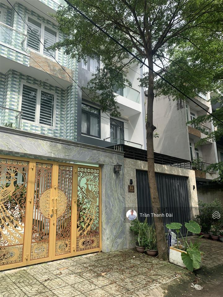 Nhà bán 4 tầng  5 x 22m  110m2 4pn, 5 wc giá 8tỷ6 tl mặt tiền 10m kdc phú lợi p7q8 cũ