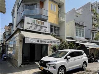 Nhà bán căn góc vị trí hẻm ô tô 3 tầng+lửng52,6m23,7 x 13 nở hậu 4,3m đường nguyễn trãi p2q5 cũ