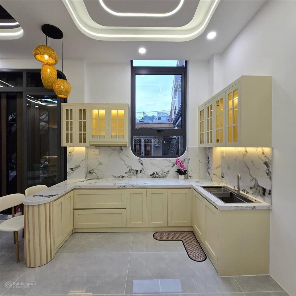 Nhà bán 4 tầng mới đẹp 6 x 7,748m24 pn,5 wc full nt mặt tiền thụt âu dương lân p3q8. sổ hr, hc đủ