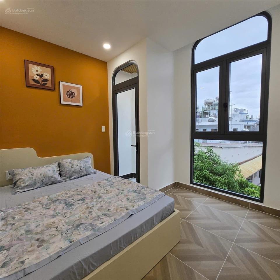 Nhà bán 4 tầng mới đẹp 6 x 7,748m24 pn,5 wc full nt mặt tiền thụt âu dương lân p3q8. sổ hr, hc đủ