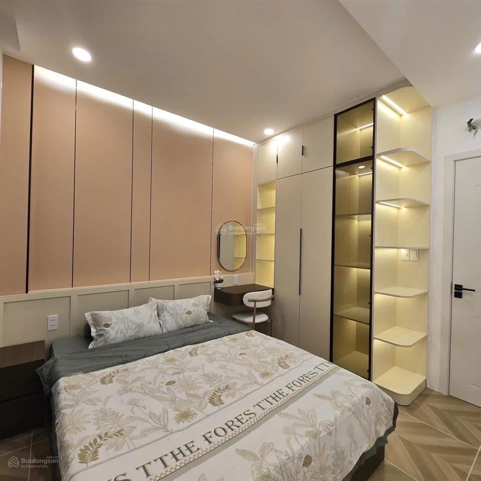 Nhà bán 4 tầng mới đẹp 6 x 7,748m24 pn,5 wc full nt mặt tiền thụt âu dương lân p3q8. sổ hr, hc đủ