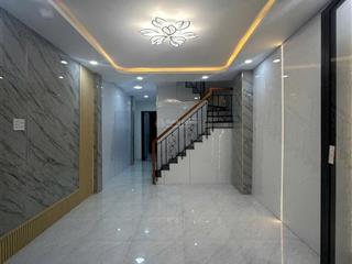 Nhà bán trệt, lầu mới đẹp 39m2(3,3 x 11( nở hậu 4m2)3 pn,2 wc hẻm 3m 125 nguyễn thị tần p1q8 cũ.