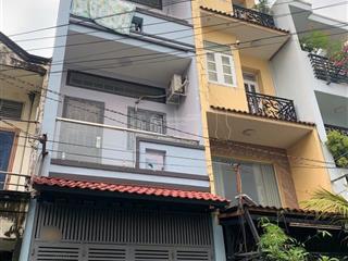 Nhà bán 3 tầng + st  3,5 x 13,847m2  4pn mặt tiền 12m đường số phạm hùng p chánh hưng (p5q8 cũ)