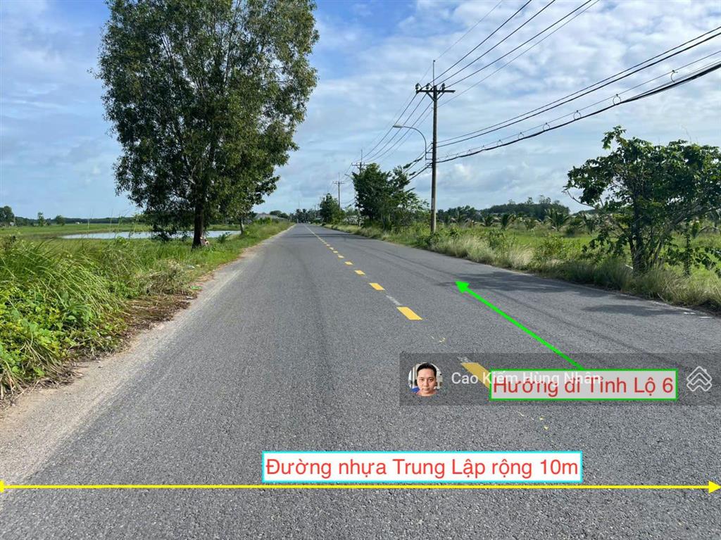 Đất bán đường trung lập xã trung lập thượng 6x31 thổ cư. giá 1 tỷ 650 triệu có thương lượng