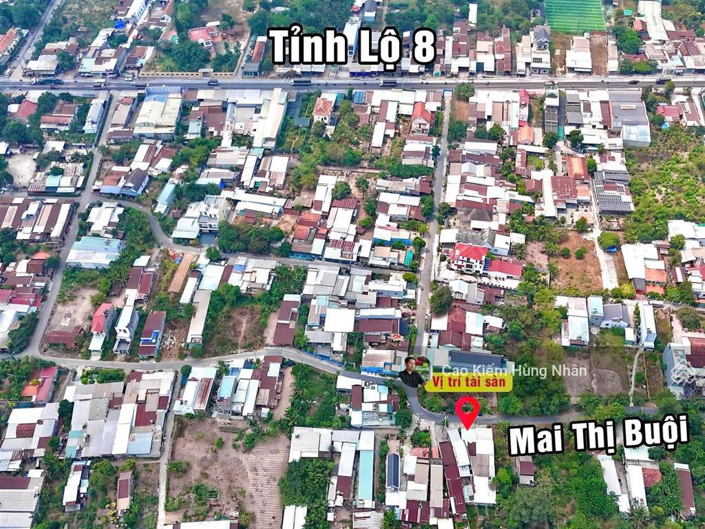 Bán nhà 1 trệt 1 lầu xã phước vĩnh an đường mai thị buội 4x22 ont. giá bán 2 tỷ 350 triệu.