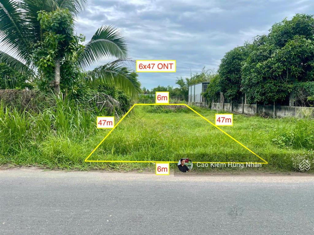 Bán đất đường trương thị kiện xã thái mỹ 6x47 ont. giá 2 tỷ có thương lượng.