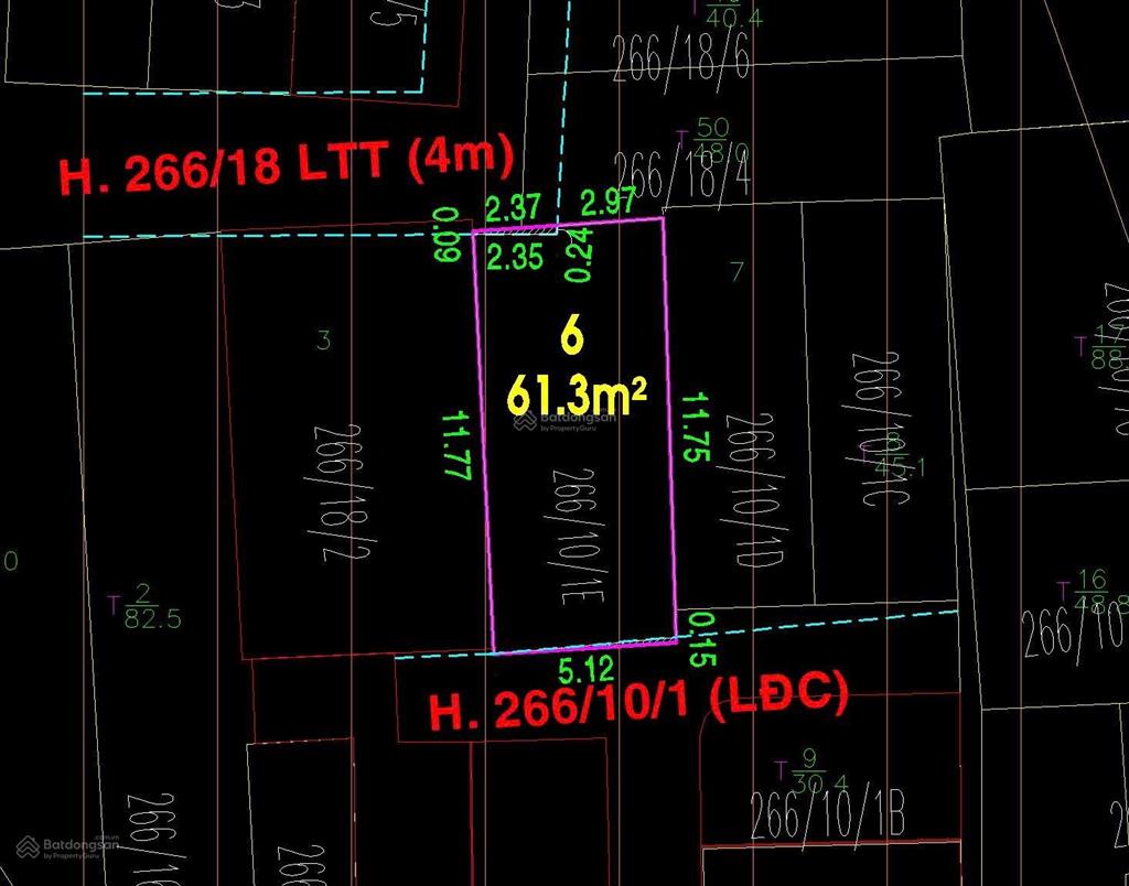 Nhà sát trường đh công thương tphcm 5,12 x 13m nở hậu 5,25m dtcn 62m² giá 5,1 tỷ