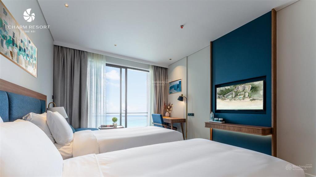 Chính chủ cắt lỗ 250 triệu charm resort long hải tầng 11 view biển & núi chỉ 2,75 tỷ