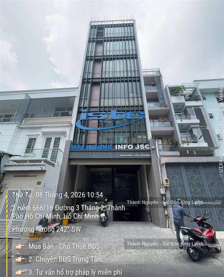 Mặt tiền nội bộ 666 đường 3/2 quận 10 ngang 6m nhà 7 tầng hàng kín cực hiếm