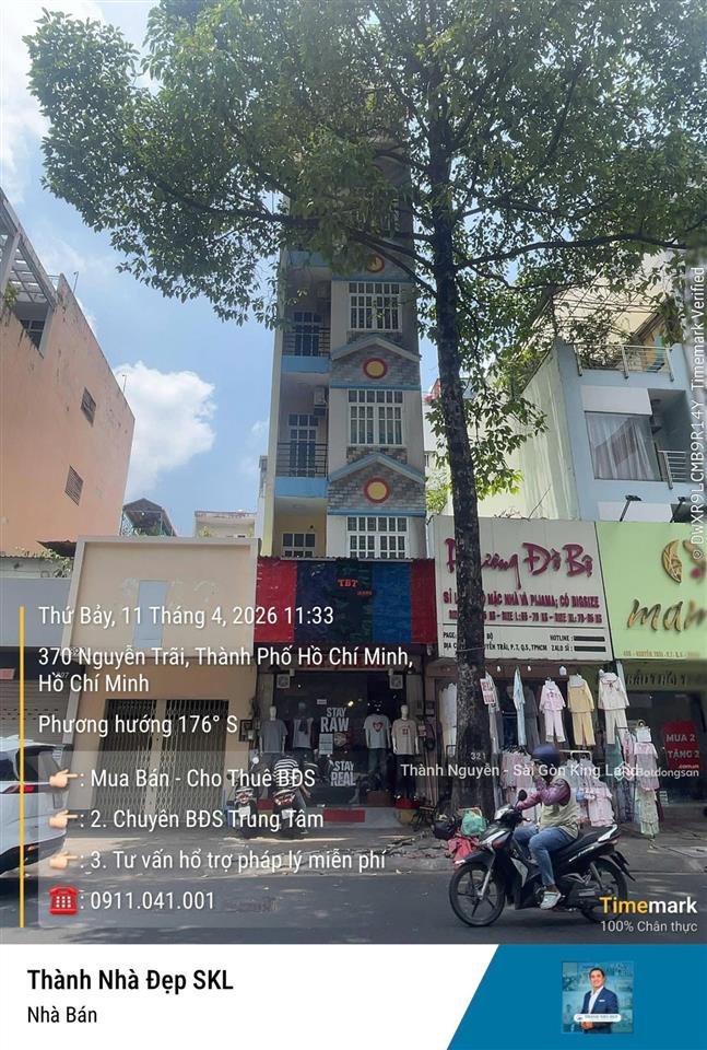 Nhà mt nguyễn trãi quận 5 kết cấu 5 tầng vị trí siêu đẹp giá bán chỉ 41 tỷ thương lượng