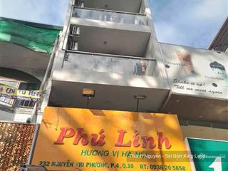 Mặt tiền nguyễn tri phương quận 10 hầm 7 lầu, thu nhập 80 triệu/tháng, tài sản giữ tiền trung tâm