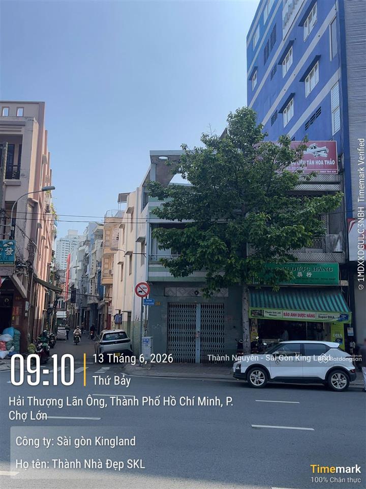 Bán siêu phẩm nhà góc 2 mặt tiền hải thượng lãn ông quận 5,ngang 10m, công nhận 207m², giá 74 tỷ tl