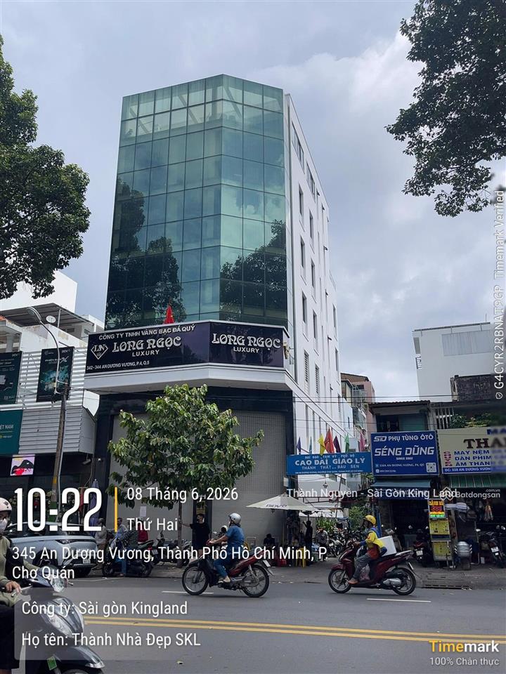 Siêu phẩm 2 mặt tiền đường an dương vương, quận 5, dt 9x20m, nhà hầm 6 tầng, giá 150 tỷ tl