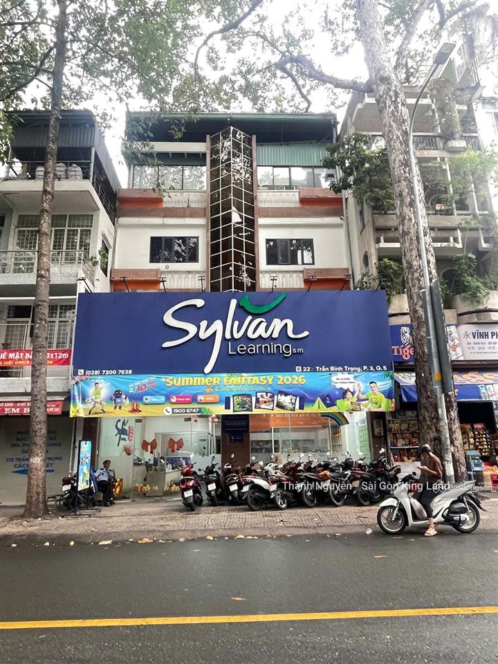 Mặt tiền trần bình trọng, quận 5, vị trí vàng, dòng tiền ổn định ngang 9,5x20m dtcn 182m giá 98 tỷ
