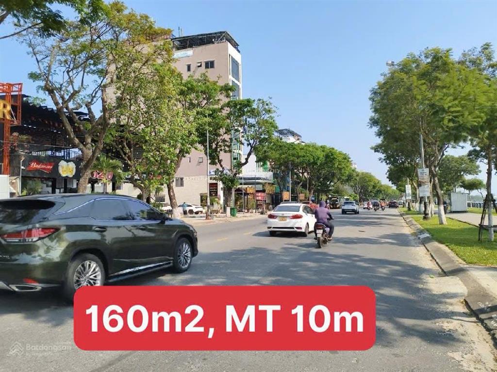 Cặp đất mặt tiền ven sông hàn  160m² mặt tiền 10m  sát sun cosmo cầu trần thị lý