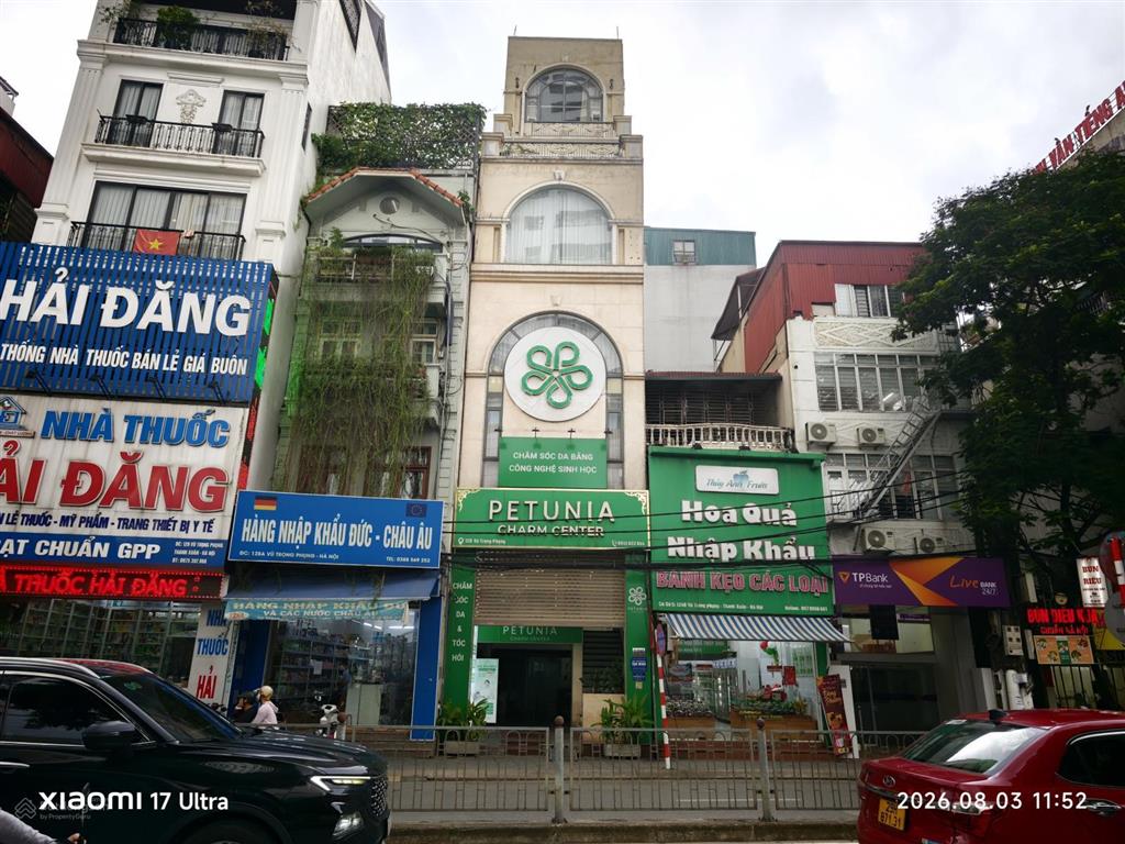 Bán nhà mặt phố 126 vũ trọng phụng (thích hợp mở công ty, kinh doanh...)
