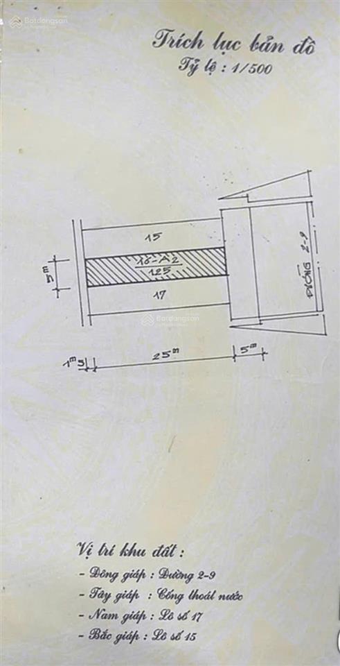 Bán lô đất đẹp tại đường 2/9, hòa cường bắc, hải châu, đà nẵng (125m2, chỉ 164 tr/m2)
