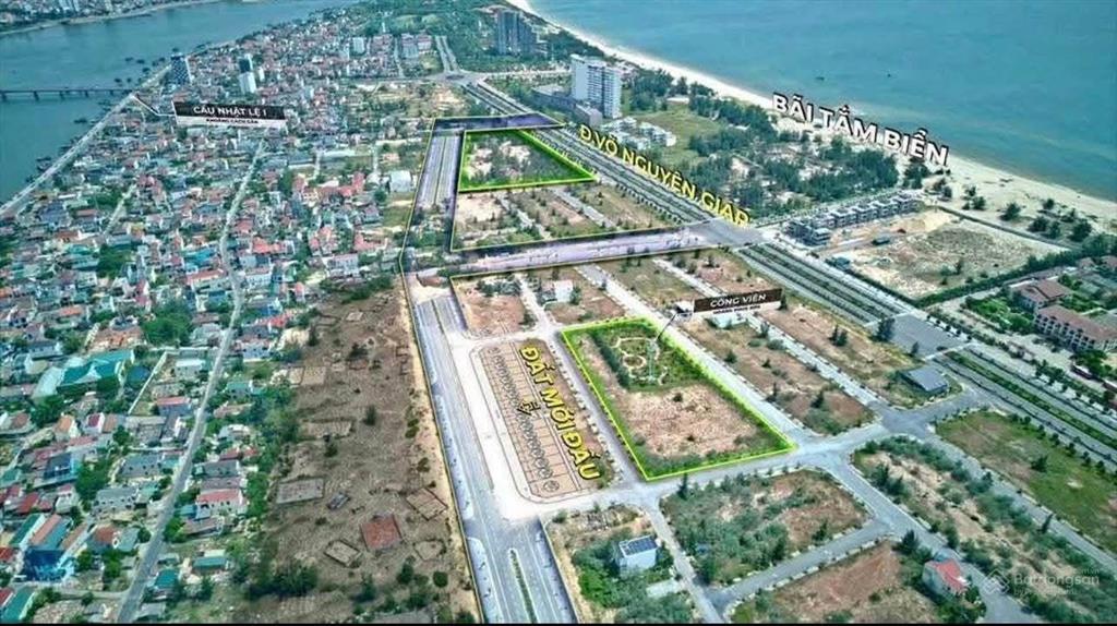 Bán đất bt mặt tiền võ nguyên giáp, kđt sa động, bảo ninh, đồng hới, quảng bình (420m2, 26 tỷ)