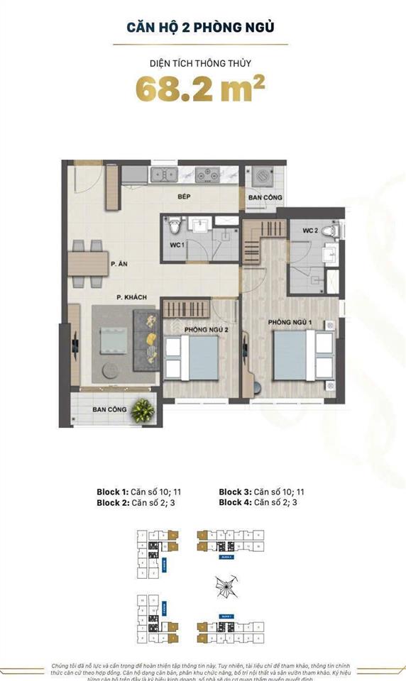 Bán nhanh victoria 2pn 2wc view quận 1