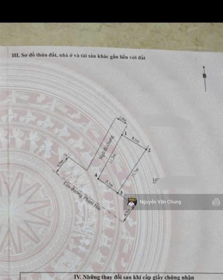 Chủ gửi bán lô đất mặt đường phạm hải, đông lãm, đa phúc, hưng đạo, 64,3m2 lô góc