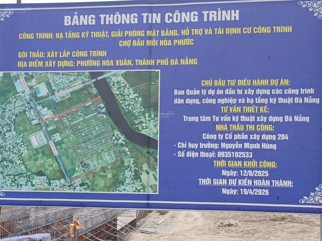 Bán lô đất ngay nhơn thọ 2, phường hòa xuân gần ql 1a, thành phố đà nẵng