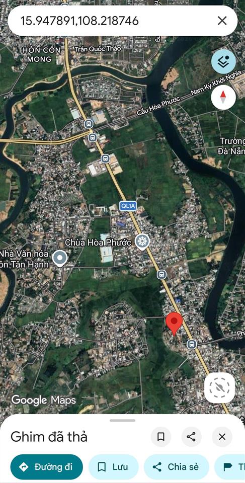 Bán lô đất ngay nhơn thọ 2, phường hòa xuân gần ql 1a, thành phố đà nẵng