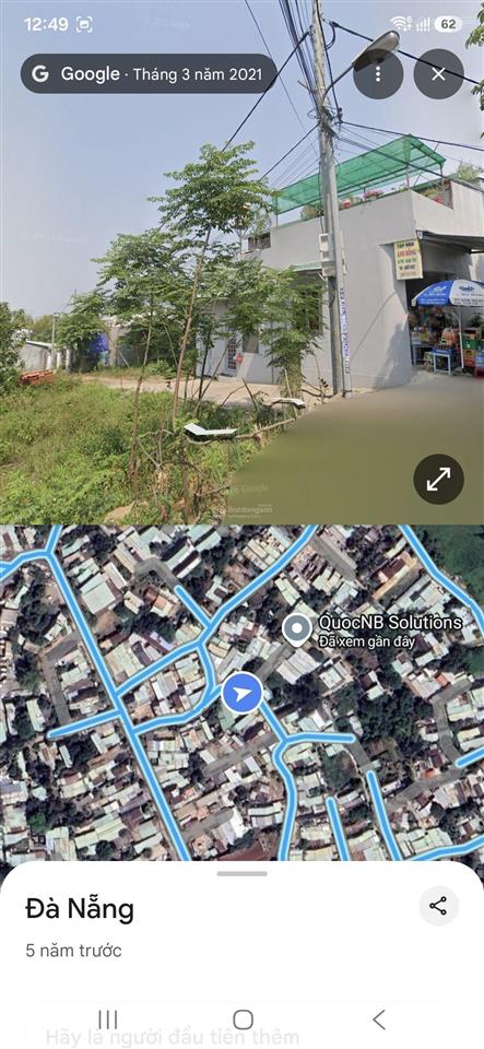 Bán lô đất kiệt ngang hơn 7m nở hậu, 187m2 phường cẩm lệ tp đà nẵng