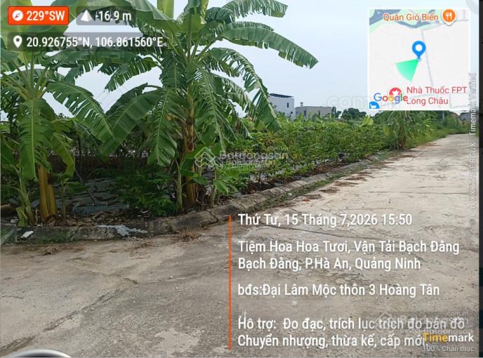Bán đất chính chủ gửi khu bãi 4 tiền an, quảng ninh (nay thuộc phường hà an)